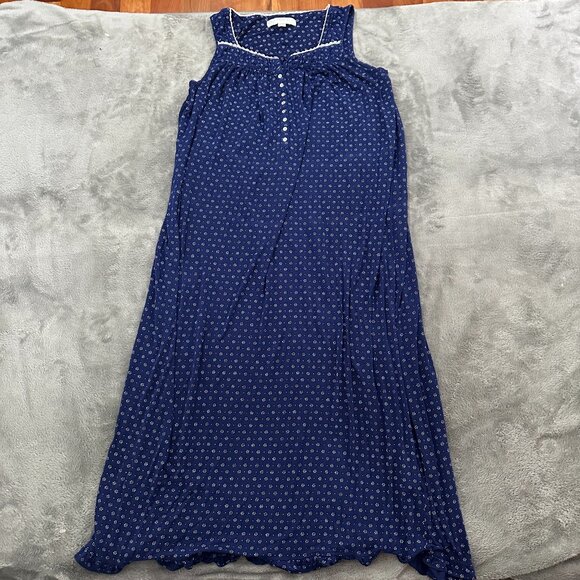 Eileen West Sleeveless Maxi Long Nightgown Modal SMALL Pajamas - Picture 1 of 6